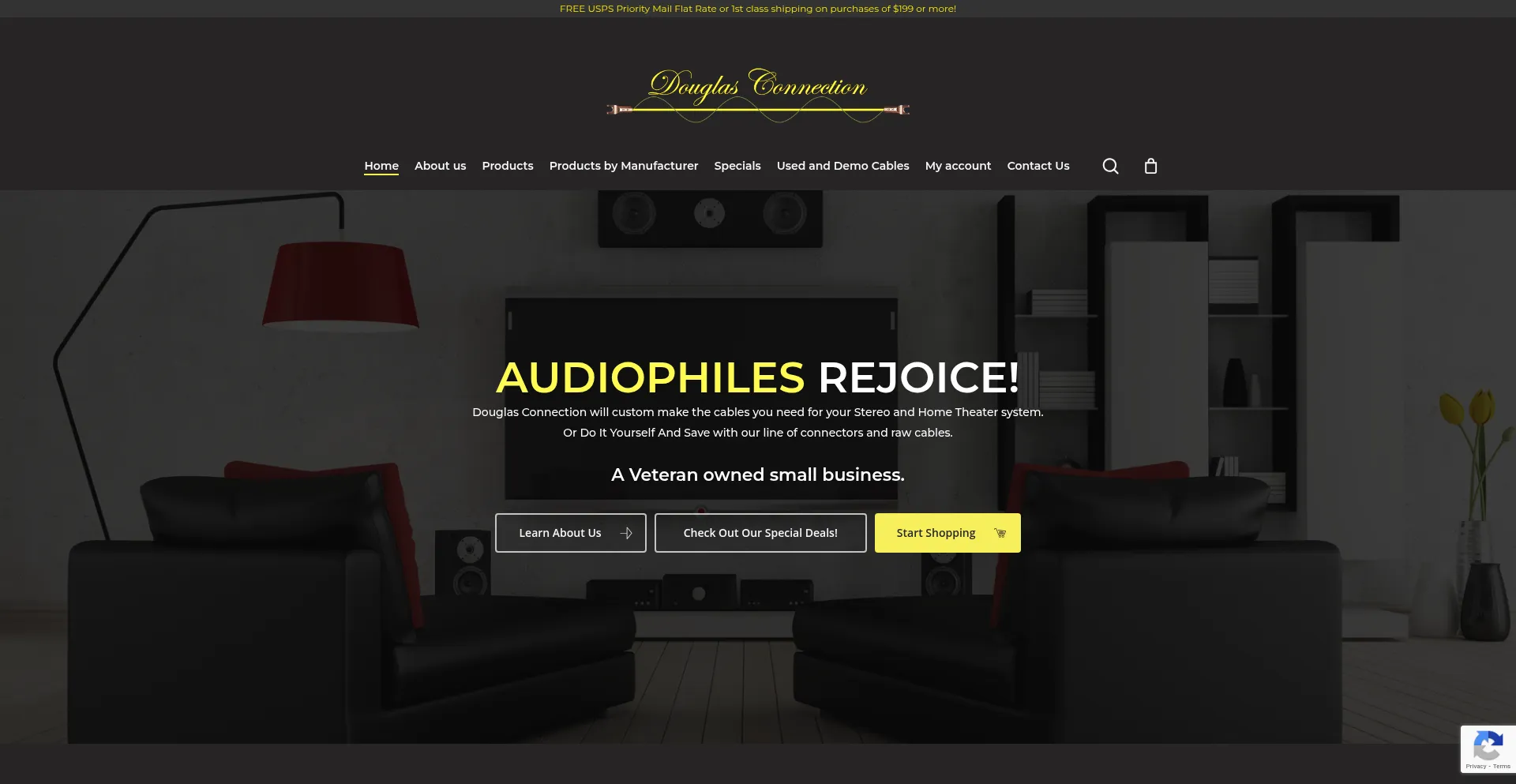 Website screenshot of Douglasconnection.com