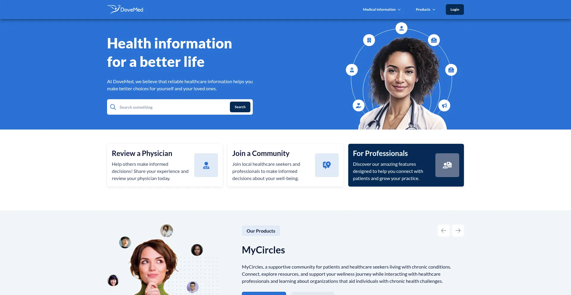 Dovemed.com Screenshot