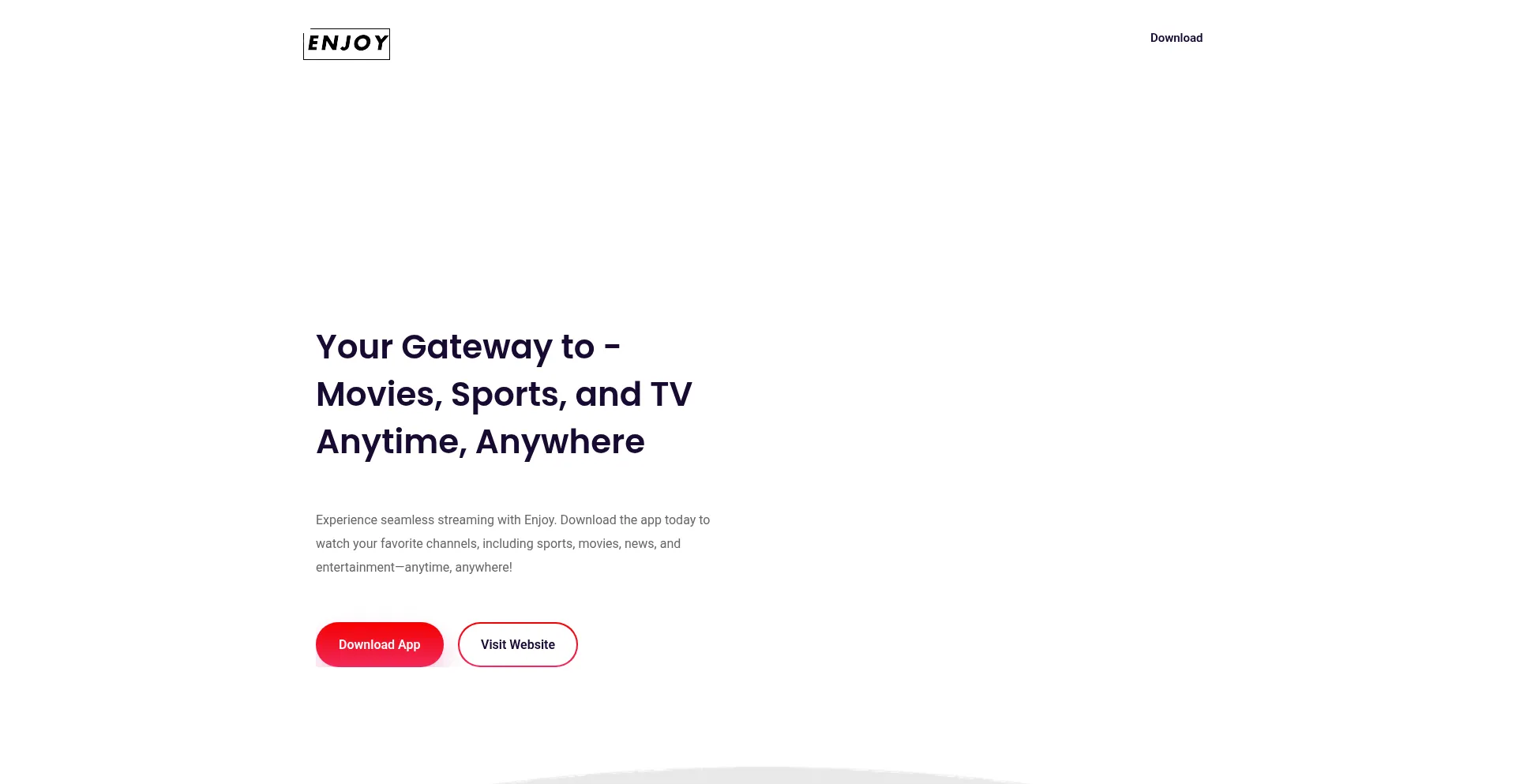 Website screenshot of Downloadenjoy.xyz