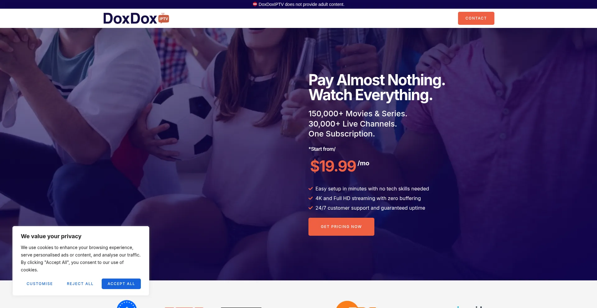 Doxdoxiptv.com 安全可靠吗？