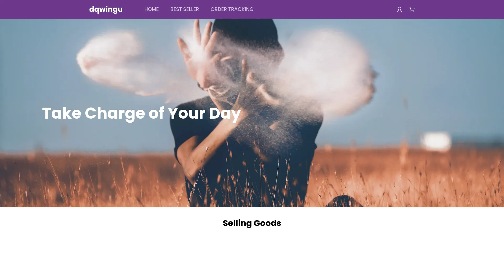 Website screenshot of Dqwingu.shop
