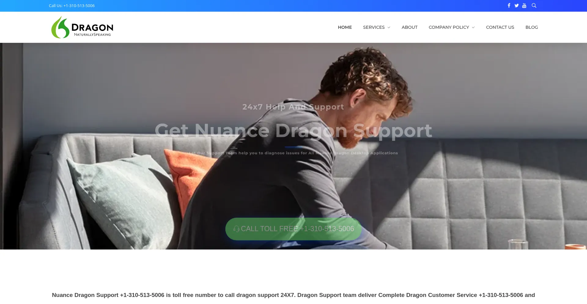 Website screenshot of Dragonsoftware.us