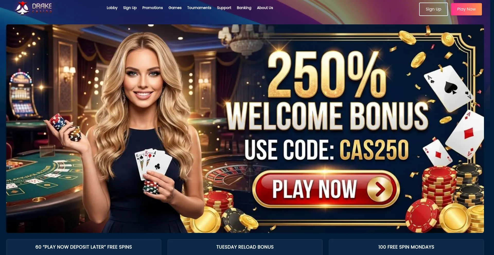 Drakeonlinecasino.com