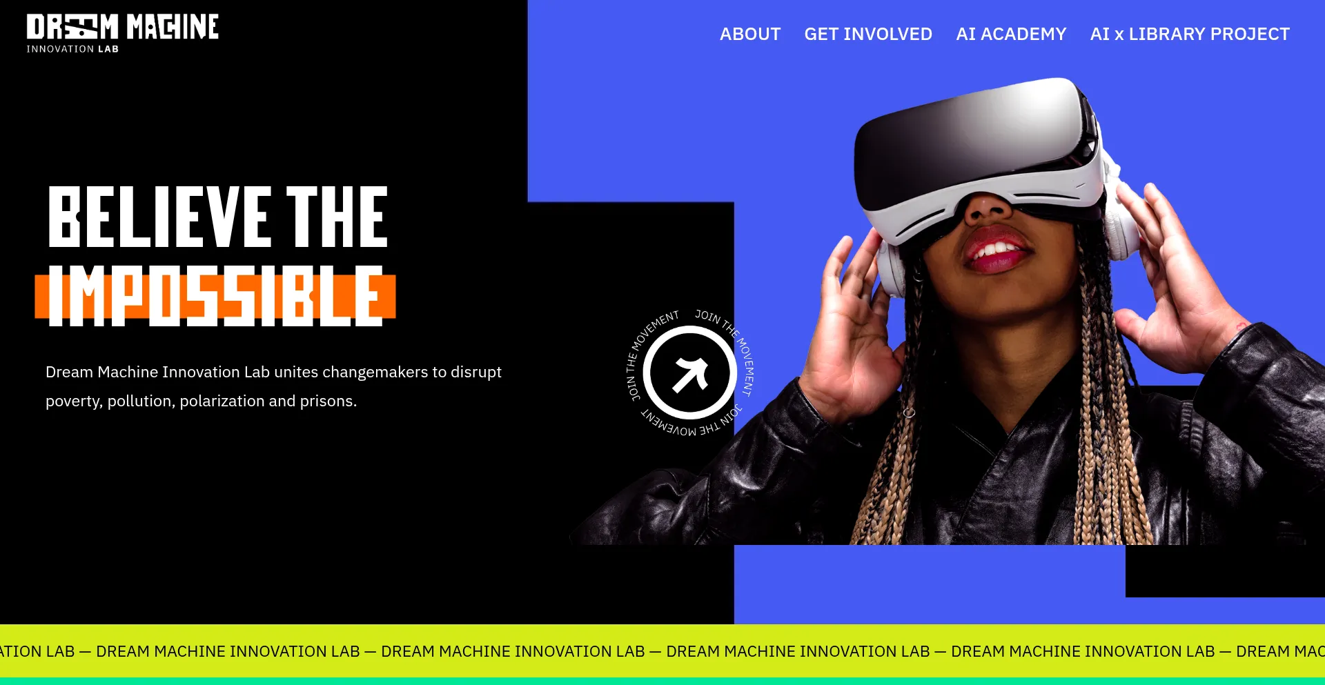 Dreammachine.org Screenshot