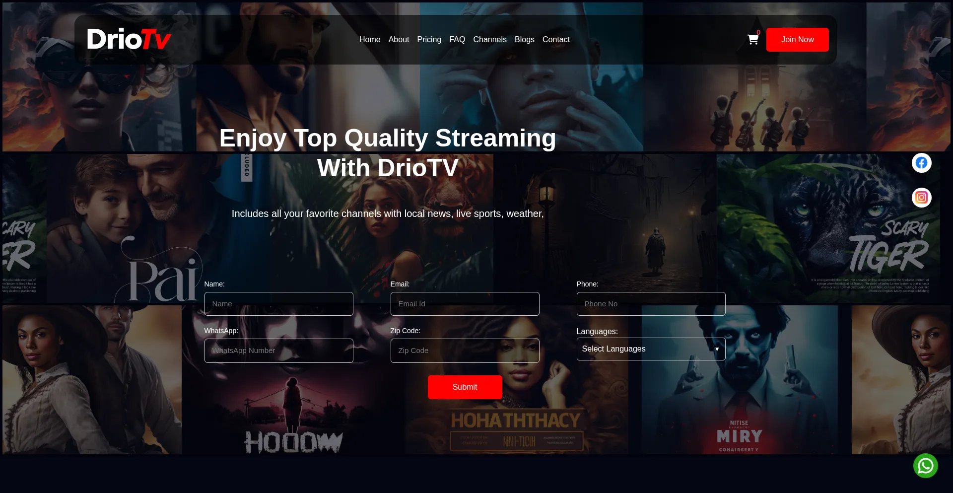 Driotv.com Screenshot