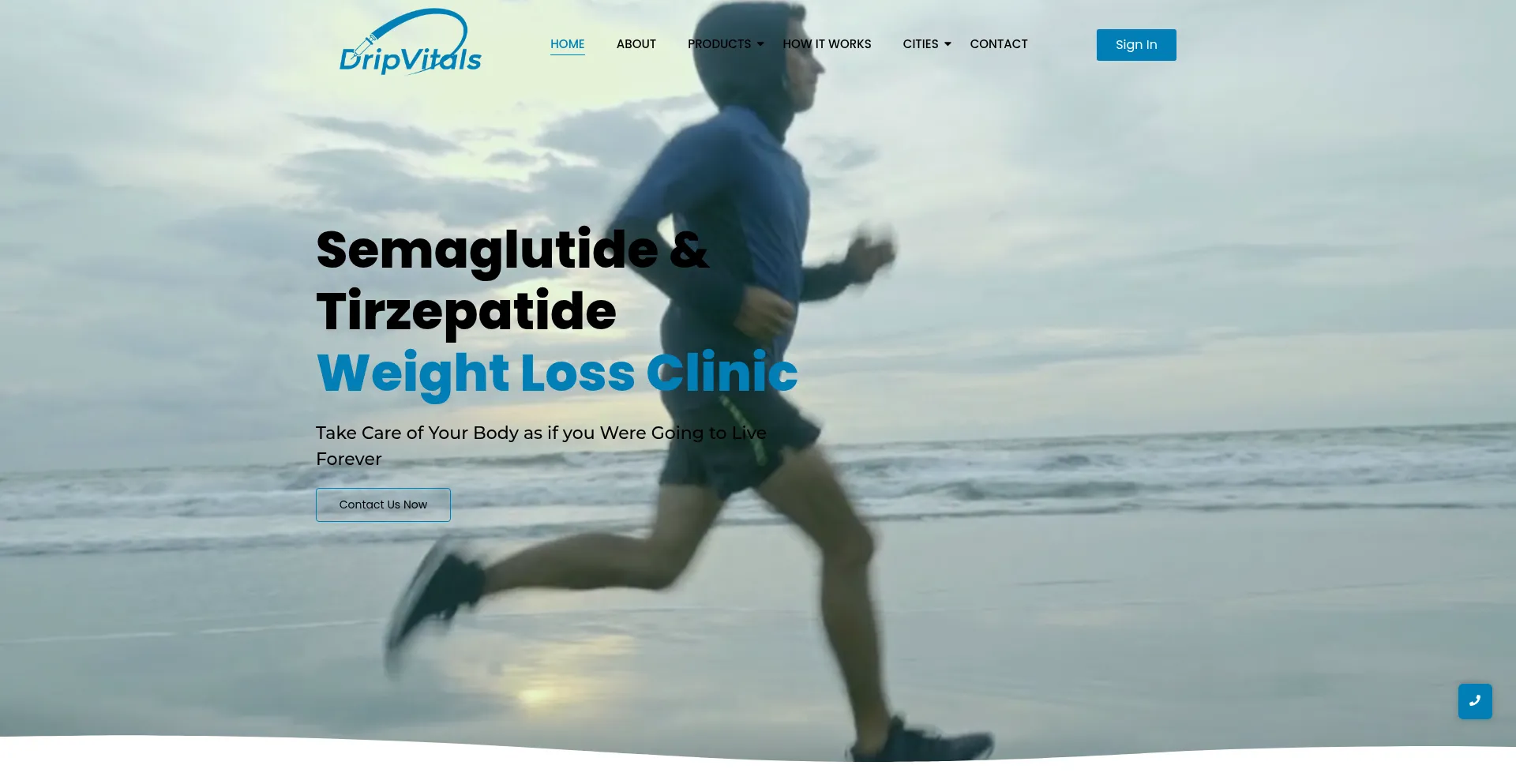 Dripvitals.com Screenshot