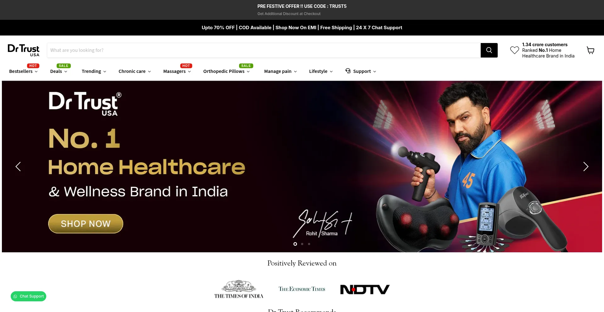 Drtrust.in Screenshot