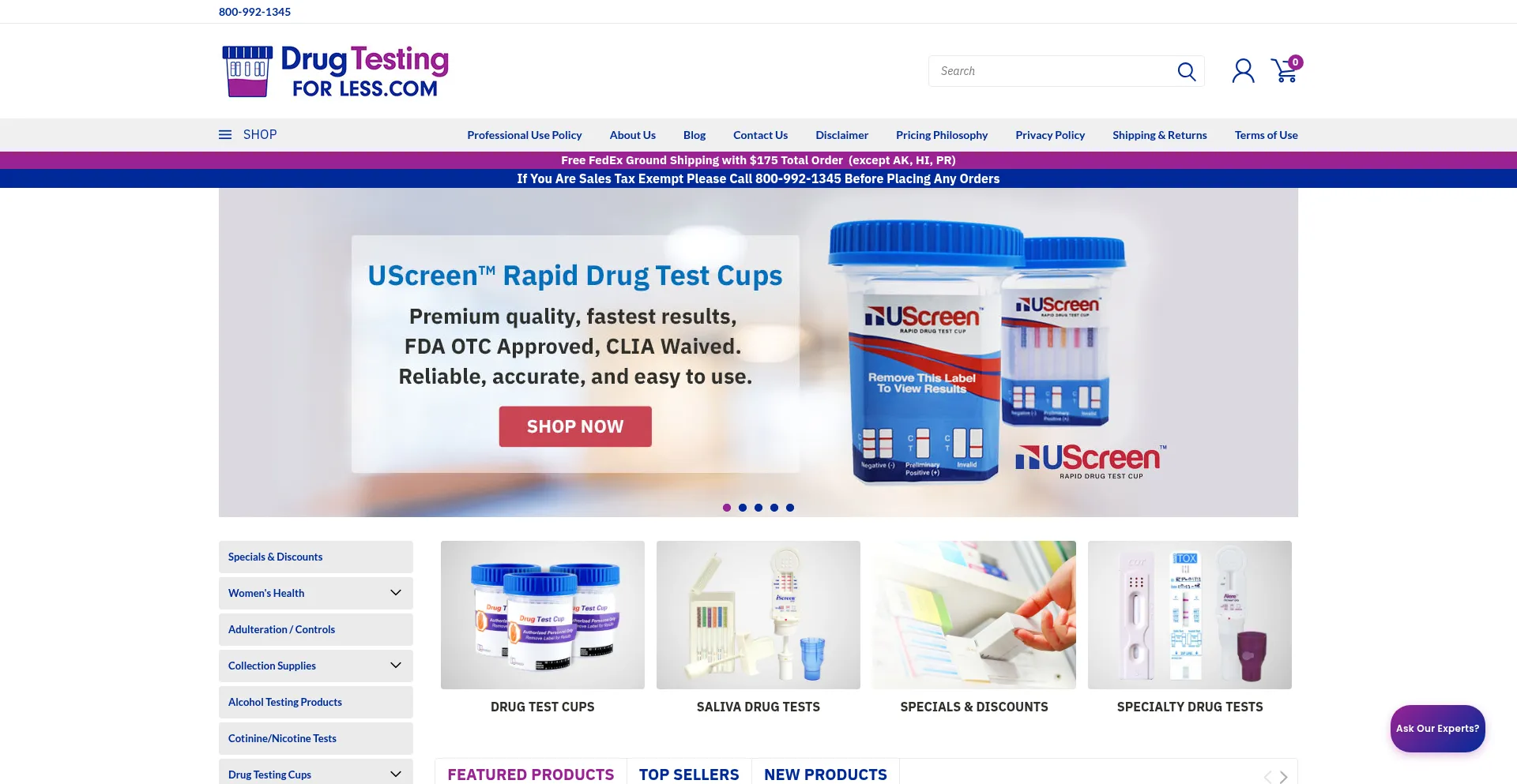 Drugtestingforless.com 安全可靠吗？