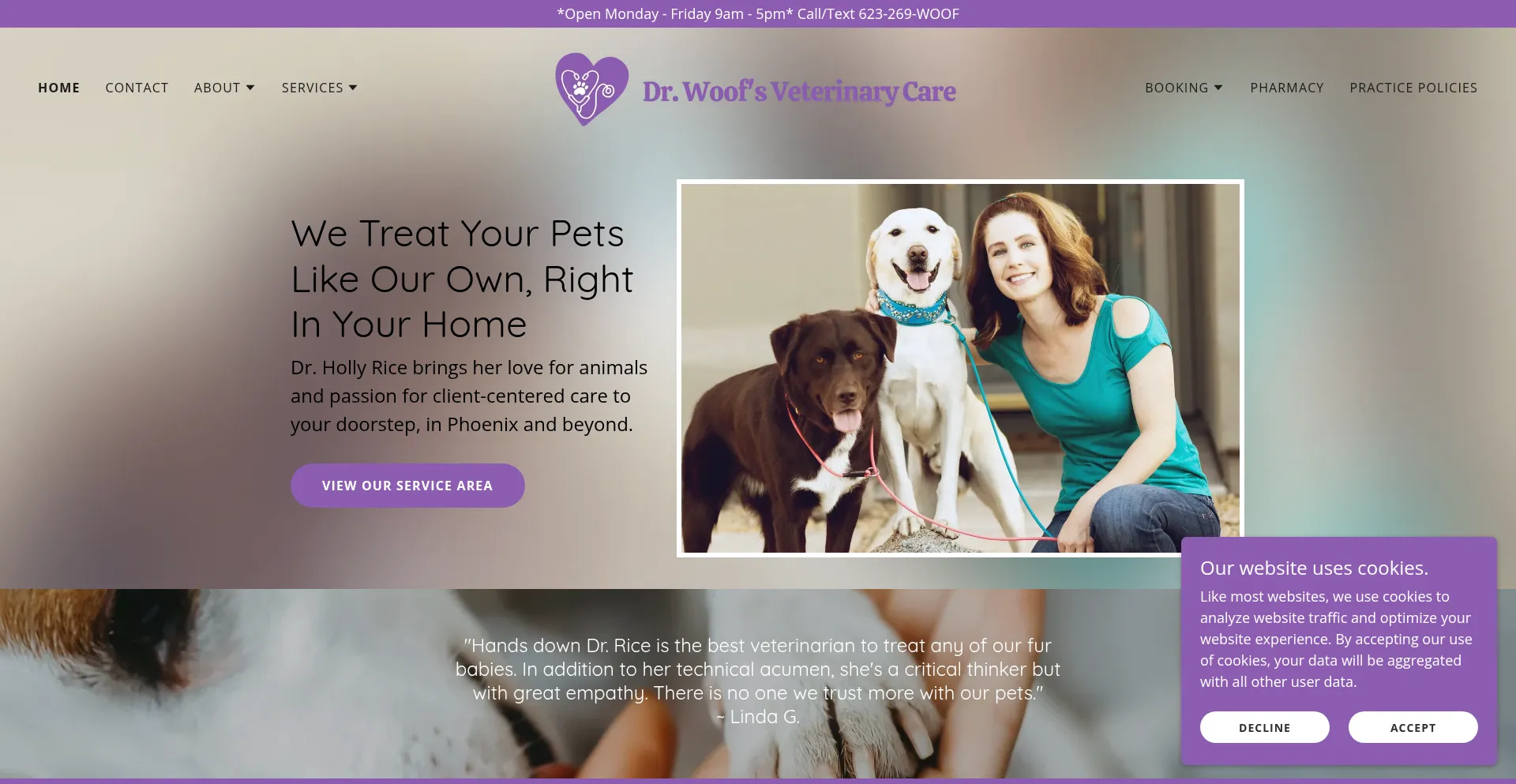 Drwoofsveterinarycare.com 安全可靠吗？