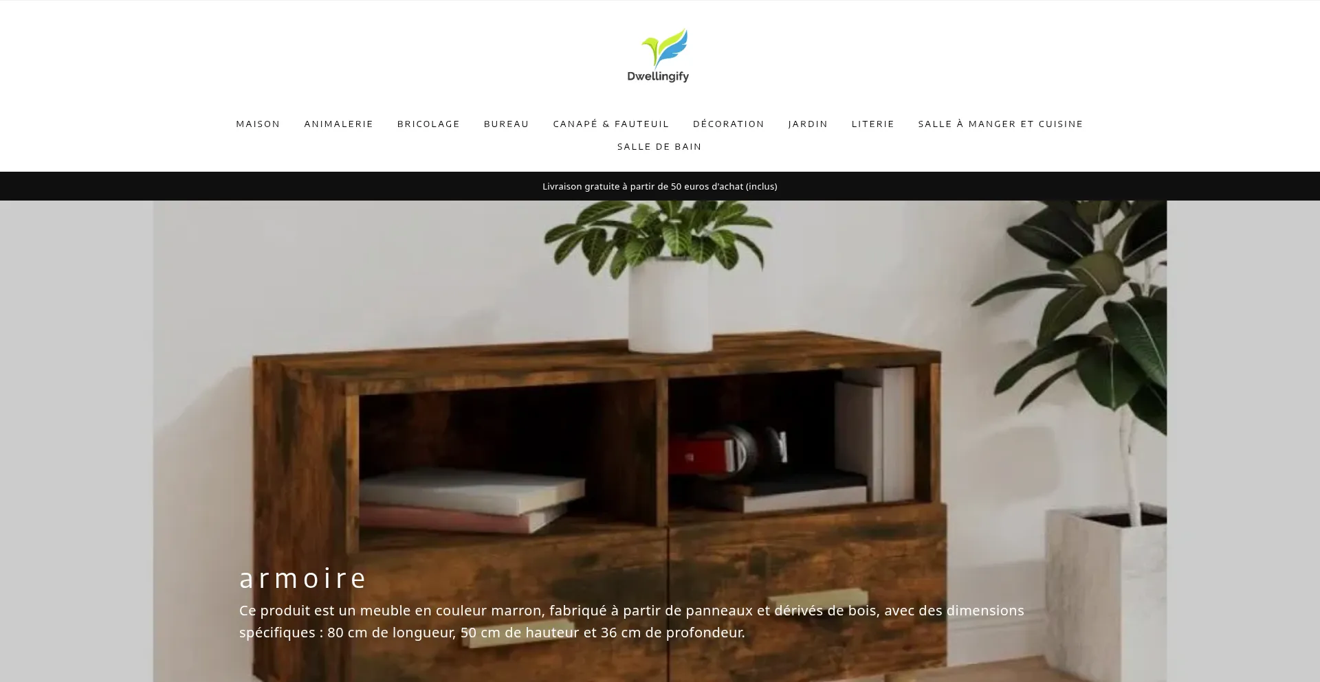 Website screenshot of Dwellingify.com