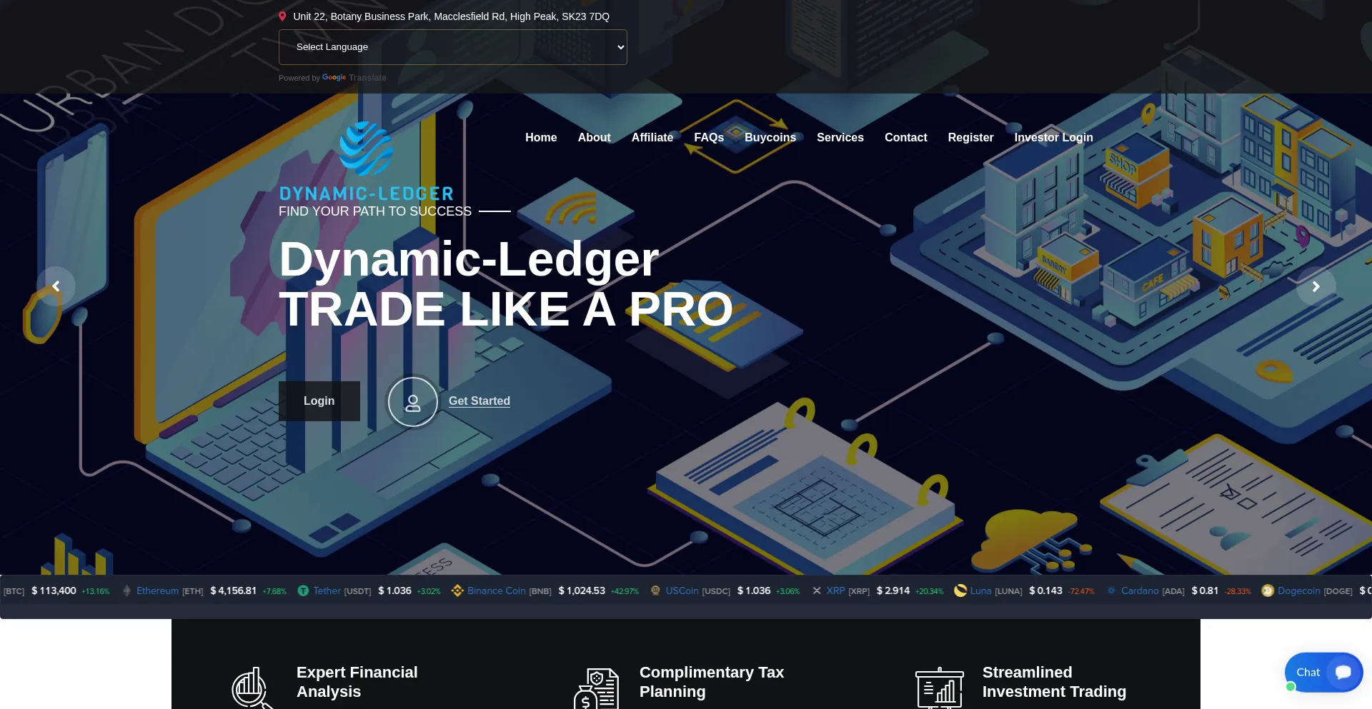 Dynamic-ledger.com Screenshot