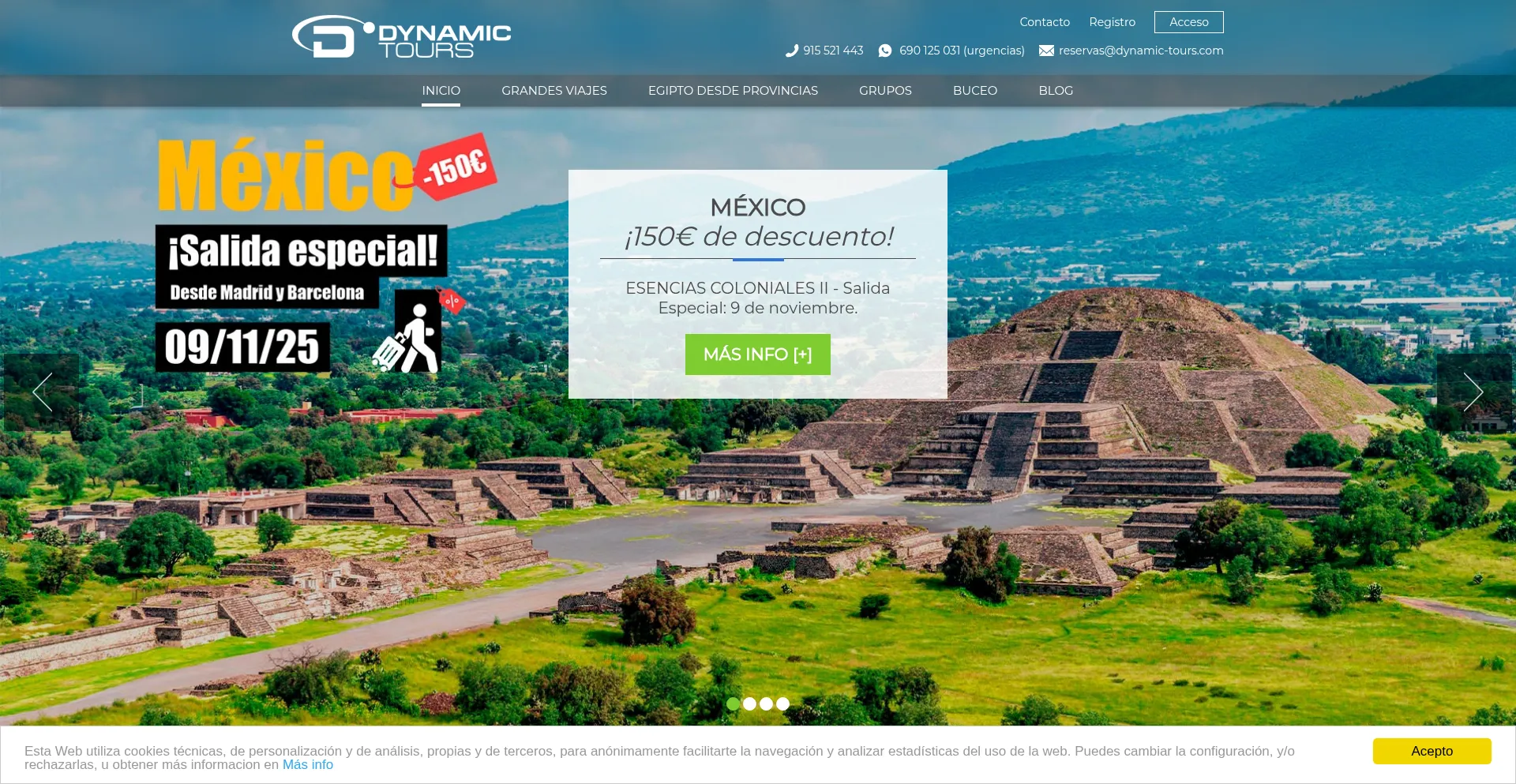 Dynamic-tours.com Screenshot