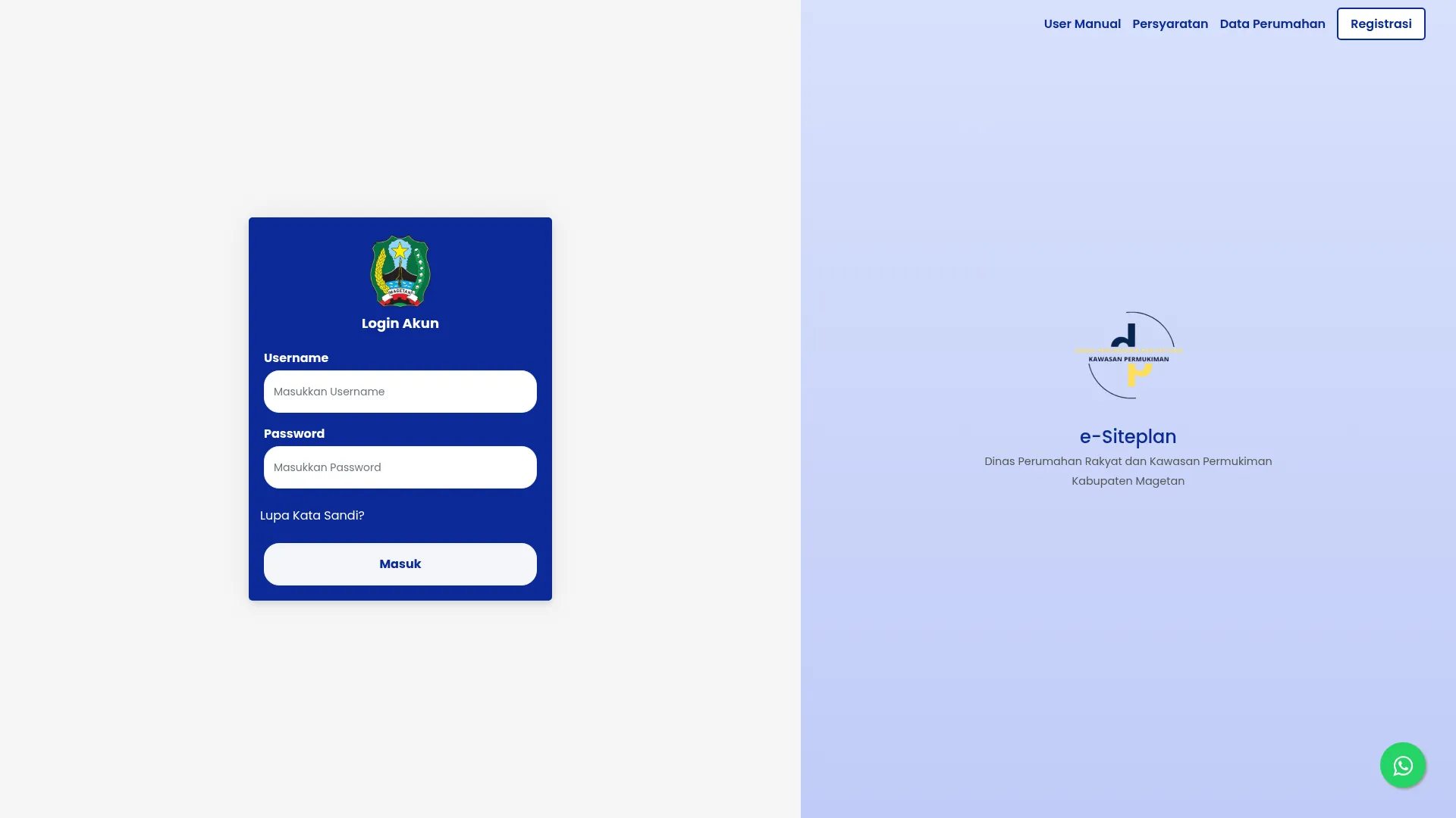 E-siteplan.magetan.go.id