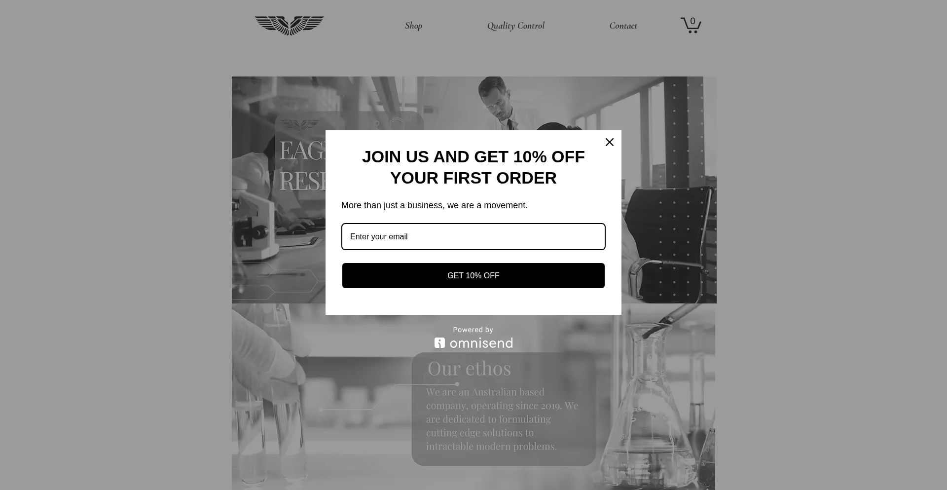 Eagleresearchlabs.com Screenshot