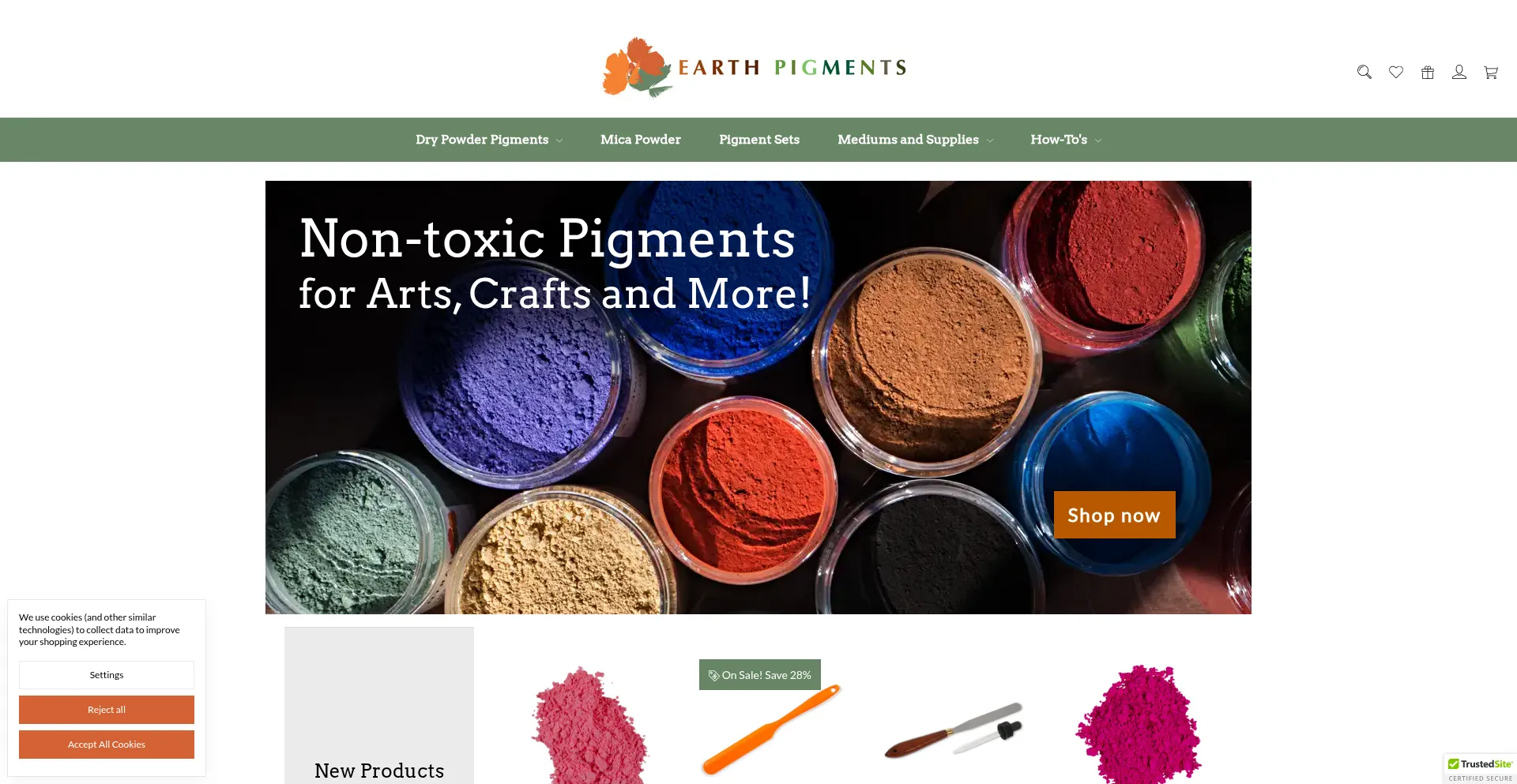 Earthpigments.com Screenshot