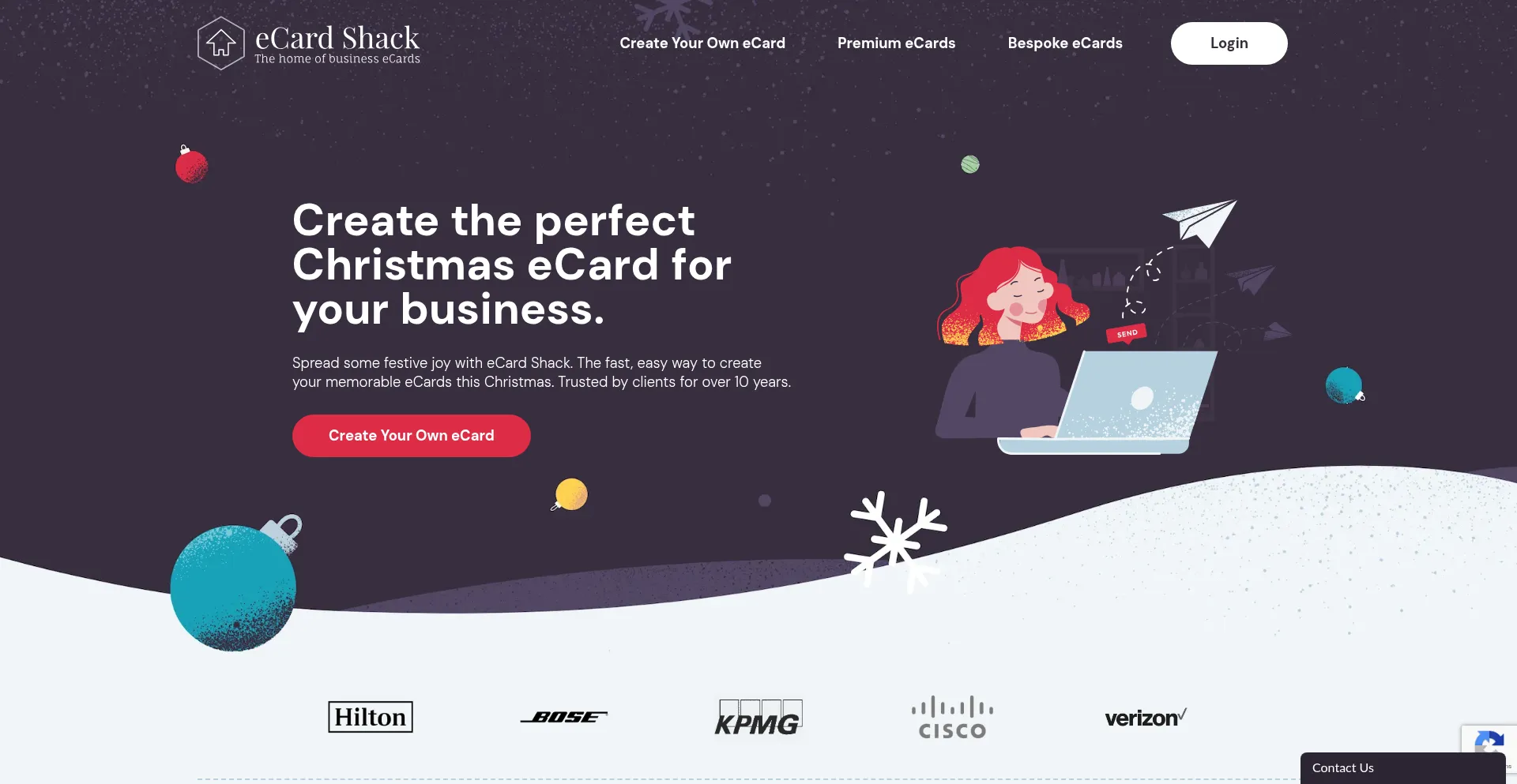 Ecardshack.com Screenshot