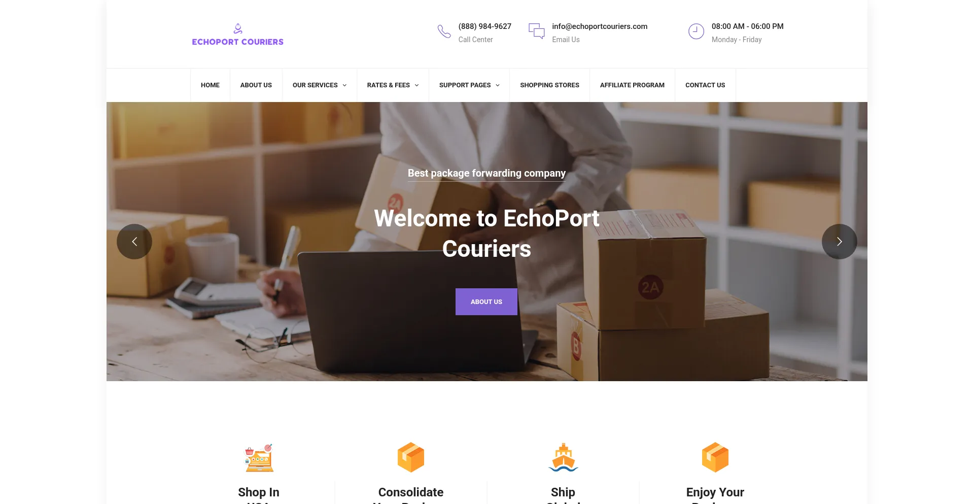 Echoportcouriers.com 安全可靠吗？