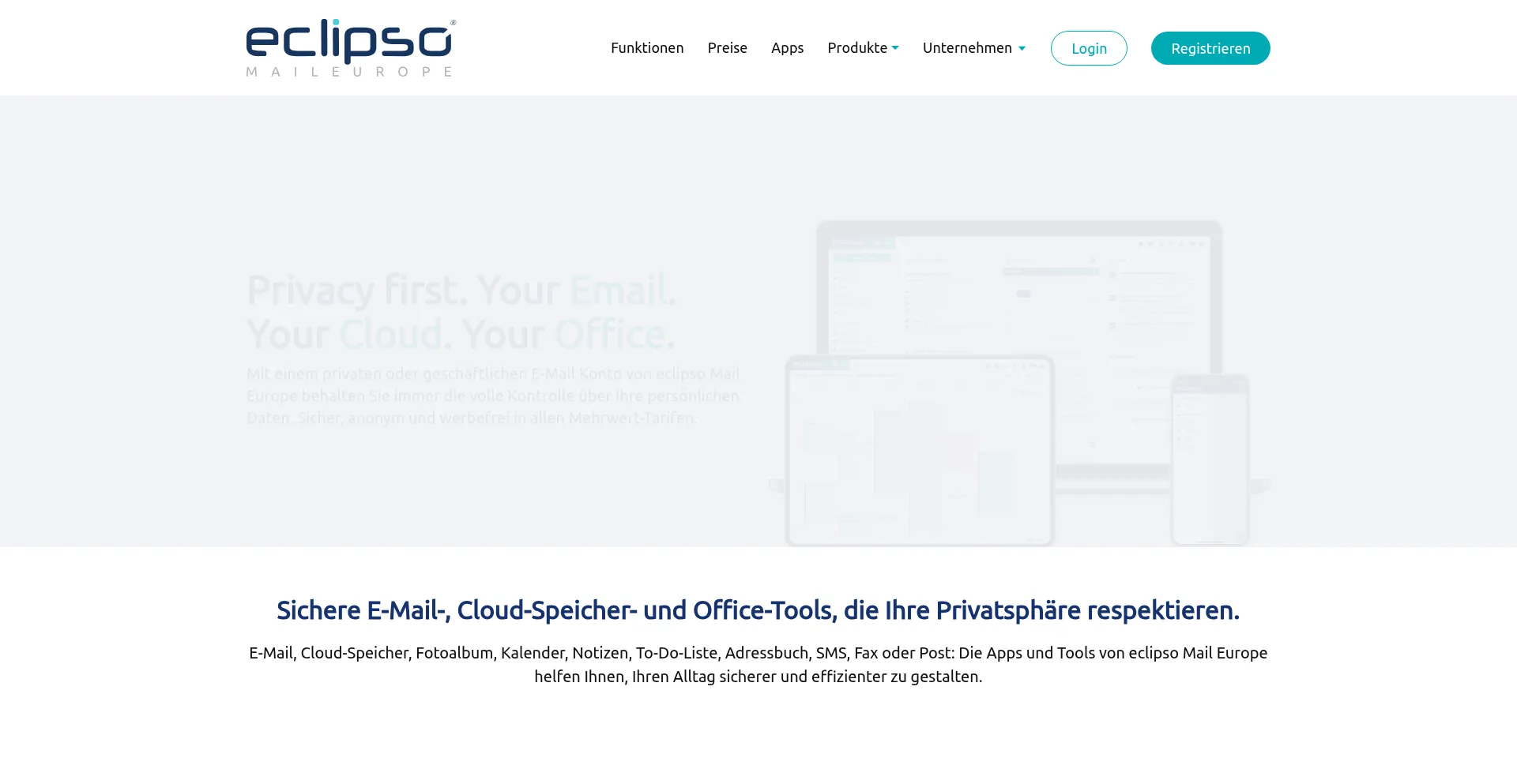 Website screenshot of Eclipso.de