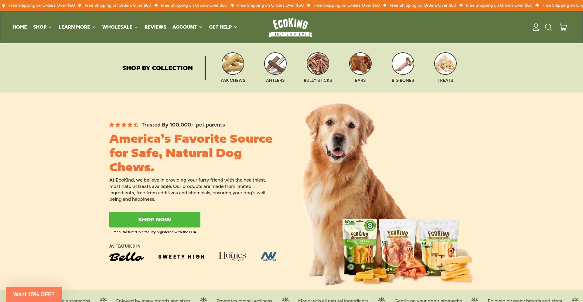 Ecokindpettreats.com
