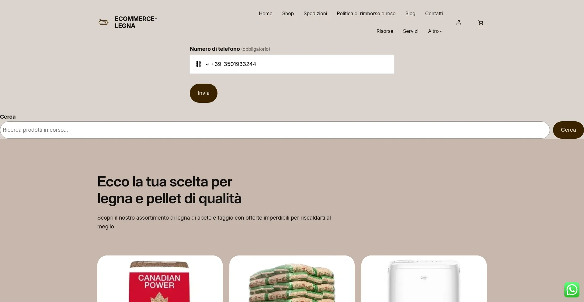 Ecommerce-legna.com