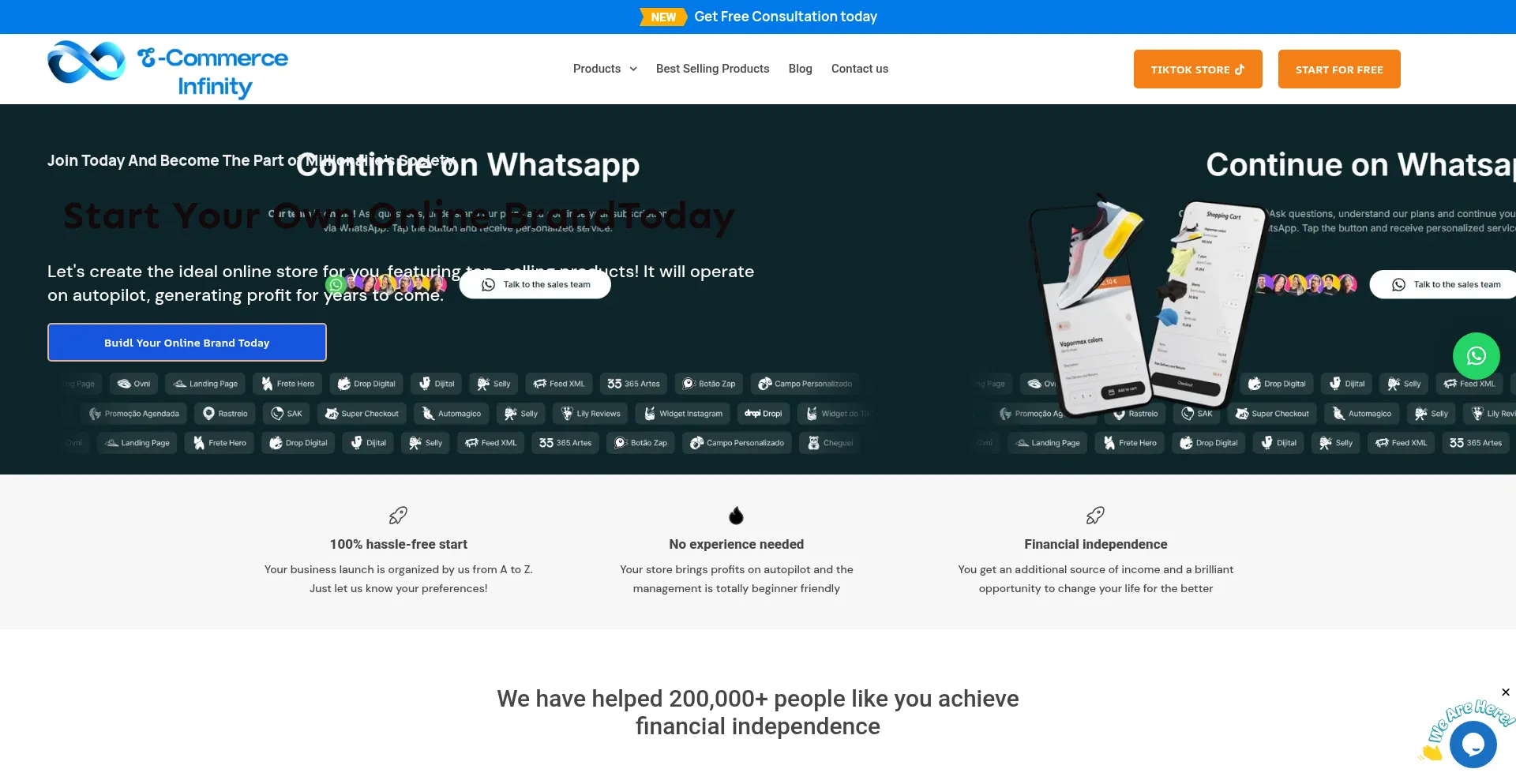Ecommerceinfinity.com Screenshot