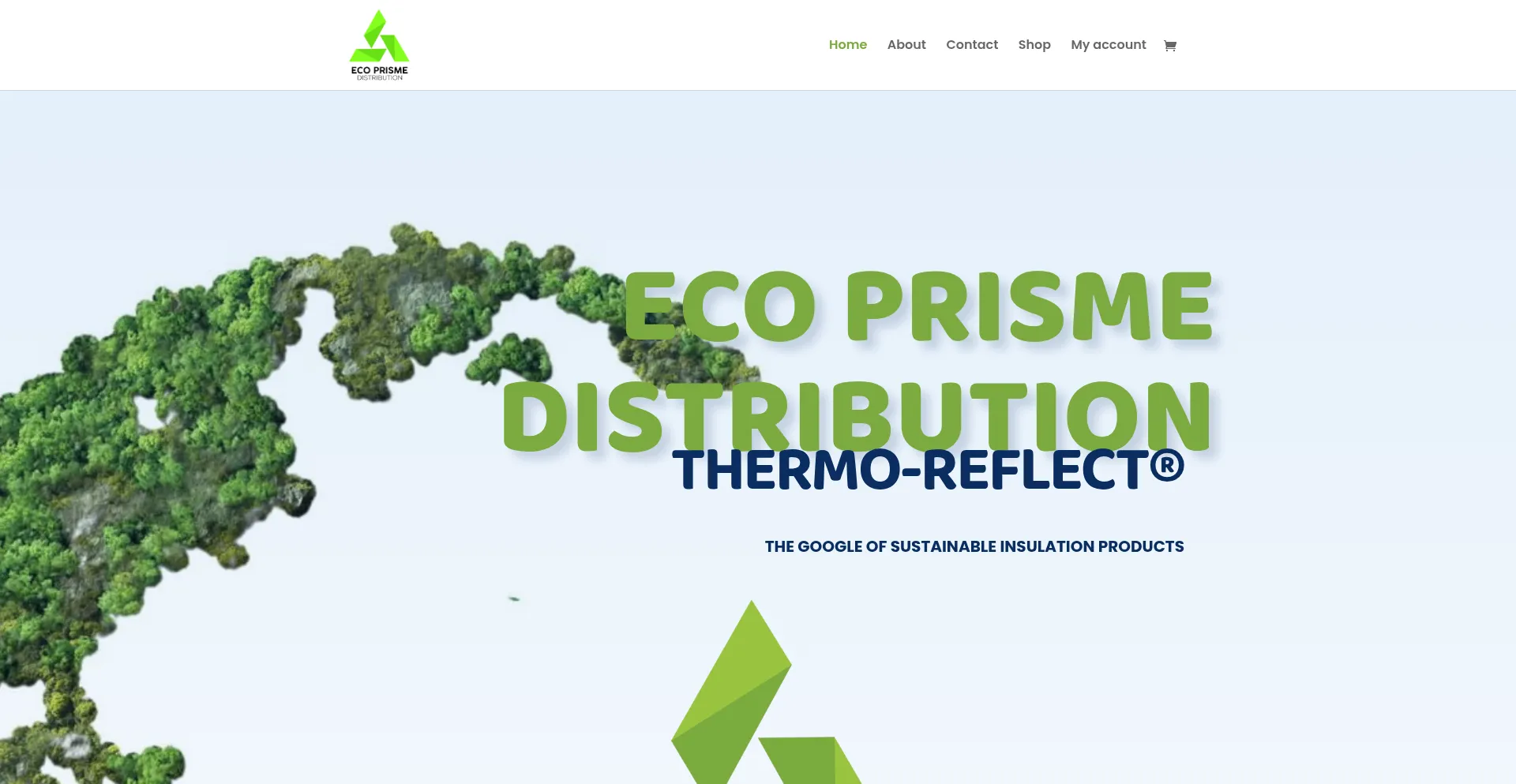 Website screenshot of Ecoprisme.net