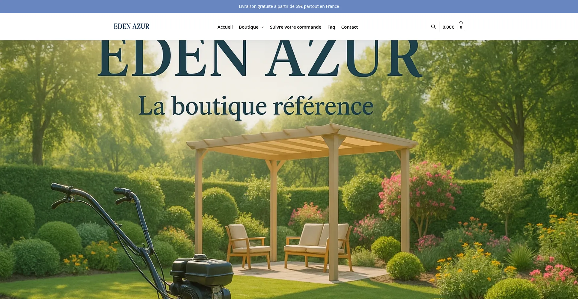 Edenazur-france.com Screenshot