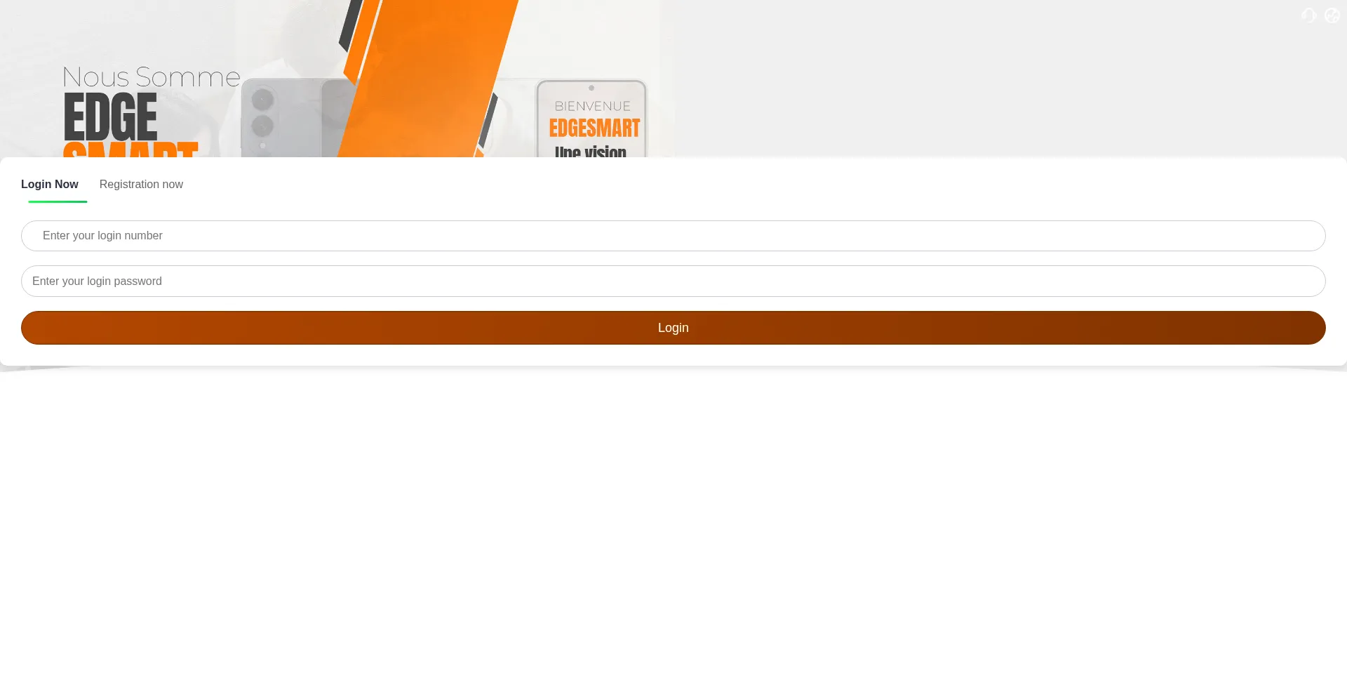 Website screenshot of Edgesmart.vip