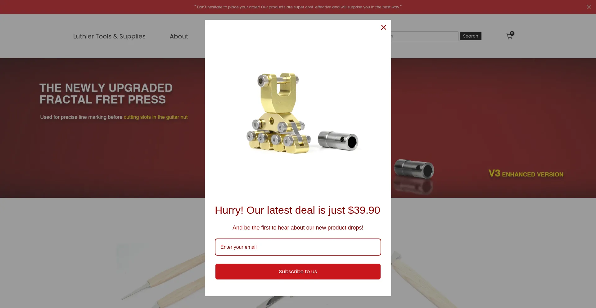 Website screenshot of Edgetoolglobal.com