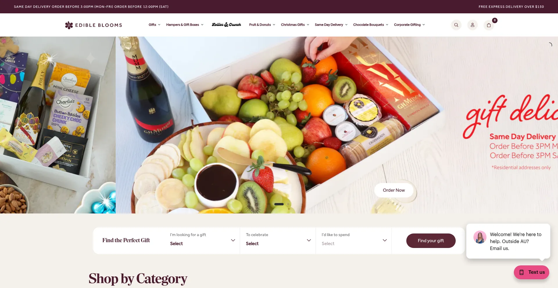 Edibleblooms.com.au Screenshot