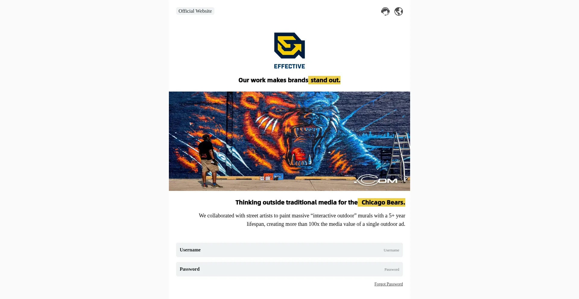 Website screenshot of Effectives.top