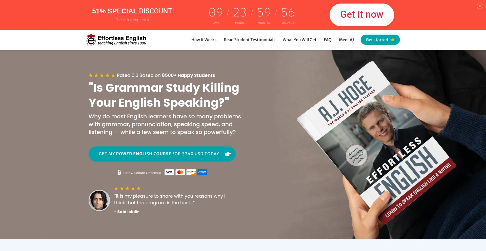 Effortlessenglishclub.com 安全可靠吗？