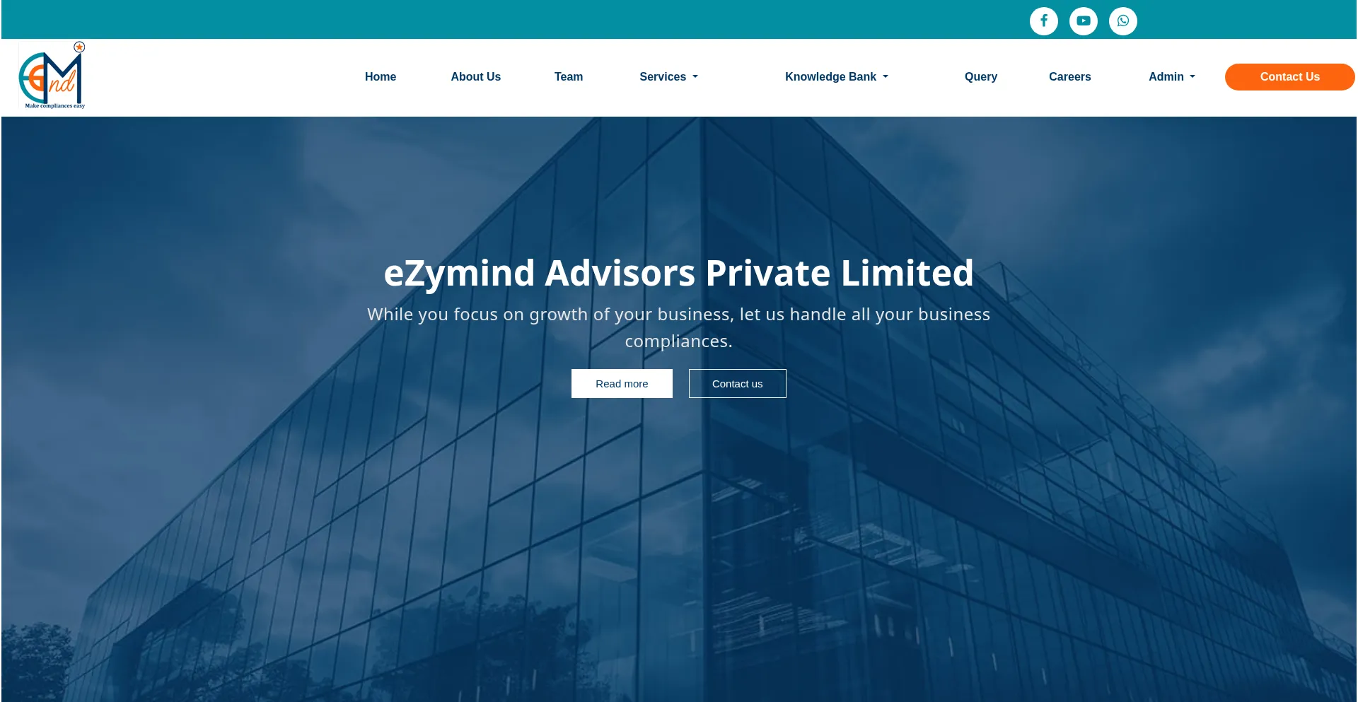 Egmind.com Screenshot