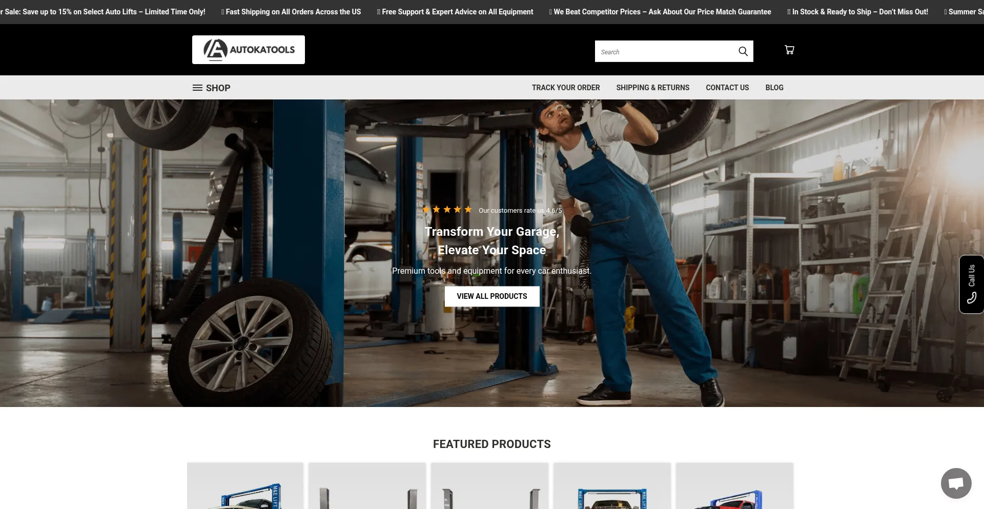 Website screenshot of Ehcrestoration.shop
