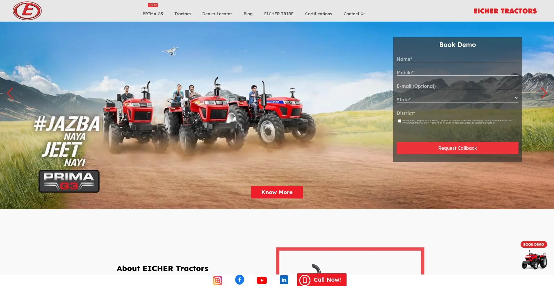 Eichertractors.in