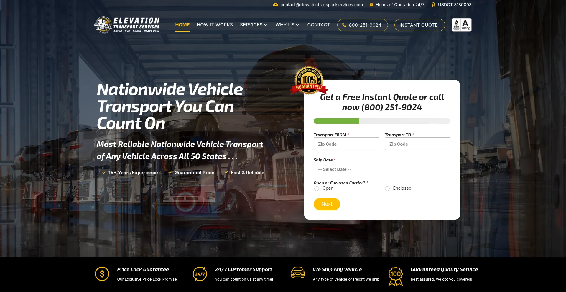 Elevationtransportservices.com 安全可靠吗？