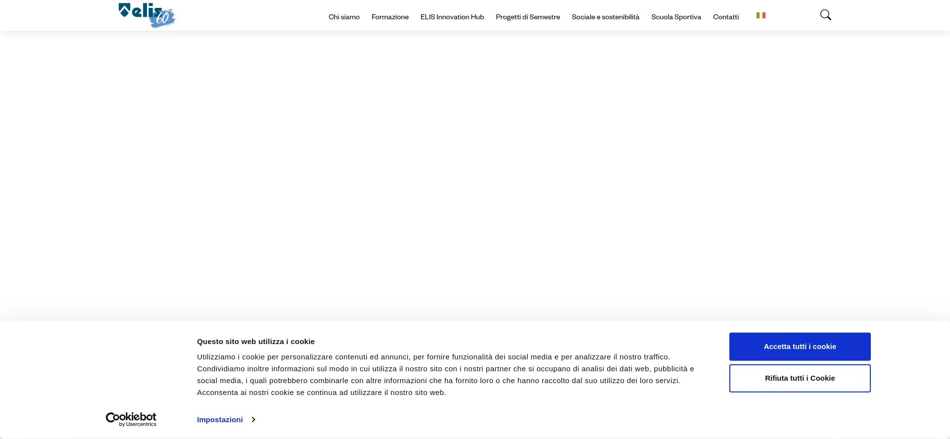 Website screenshot of Elis.org