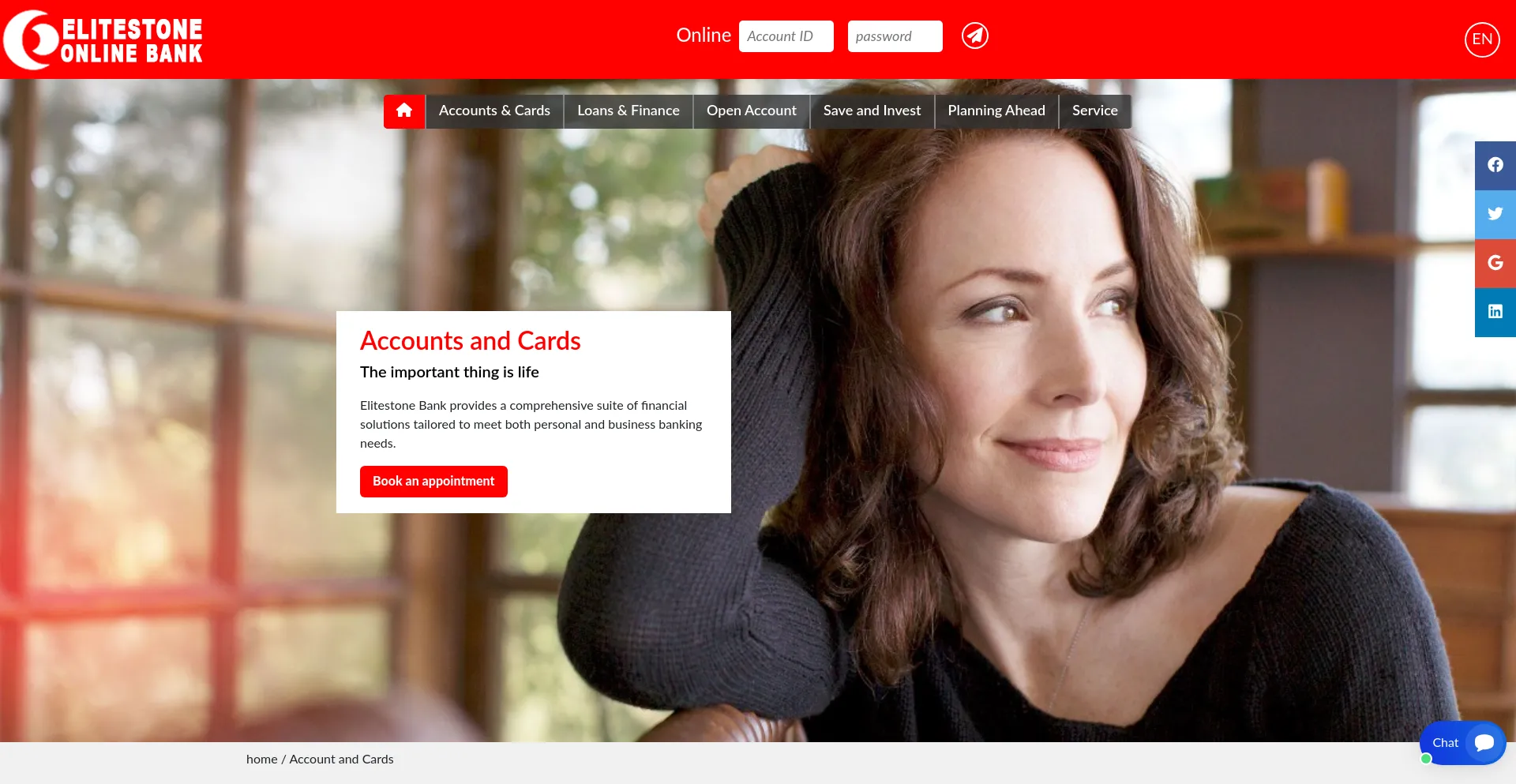 Website screenshot of Elitestoneonlineint.com