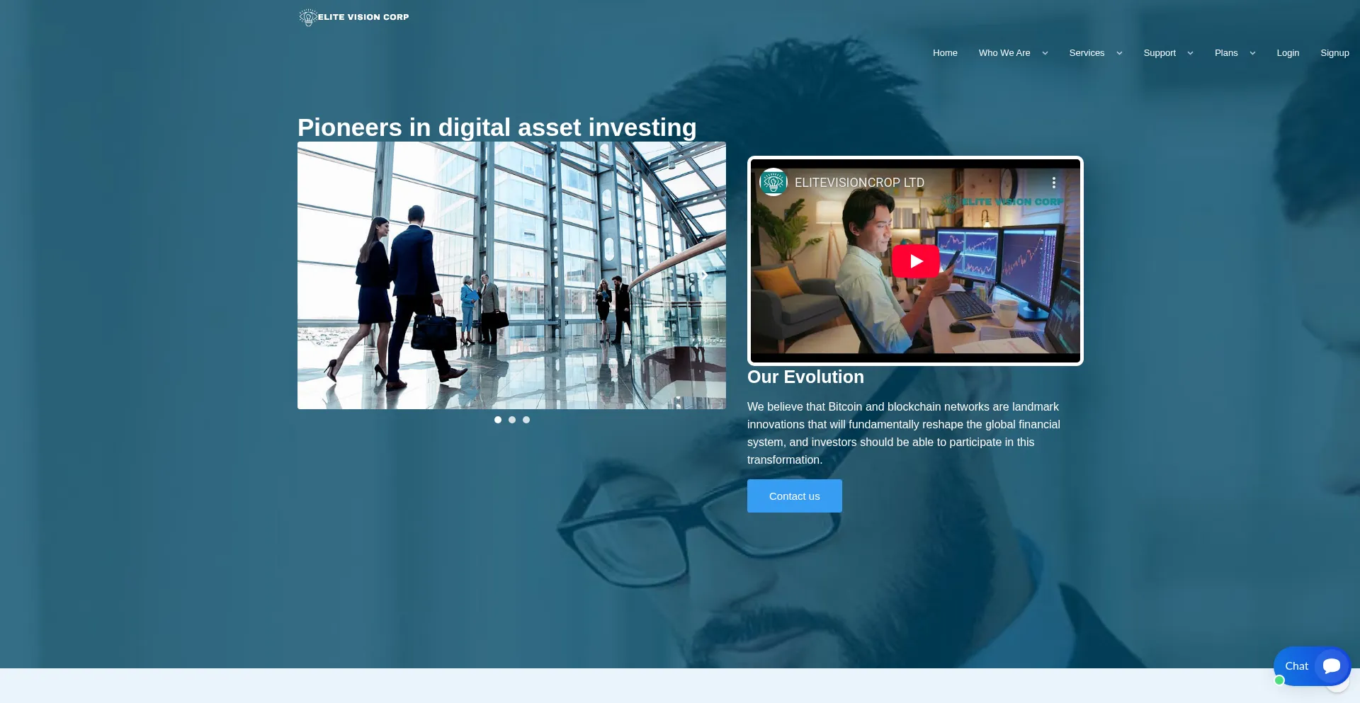 Elitevisionscorp.com Screenshot