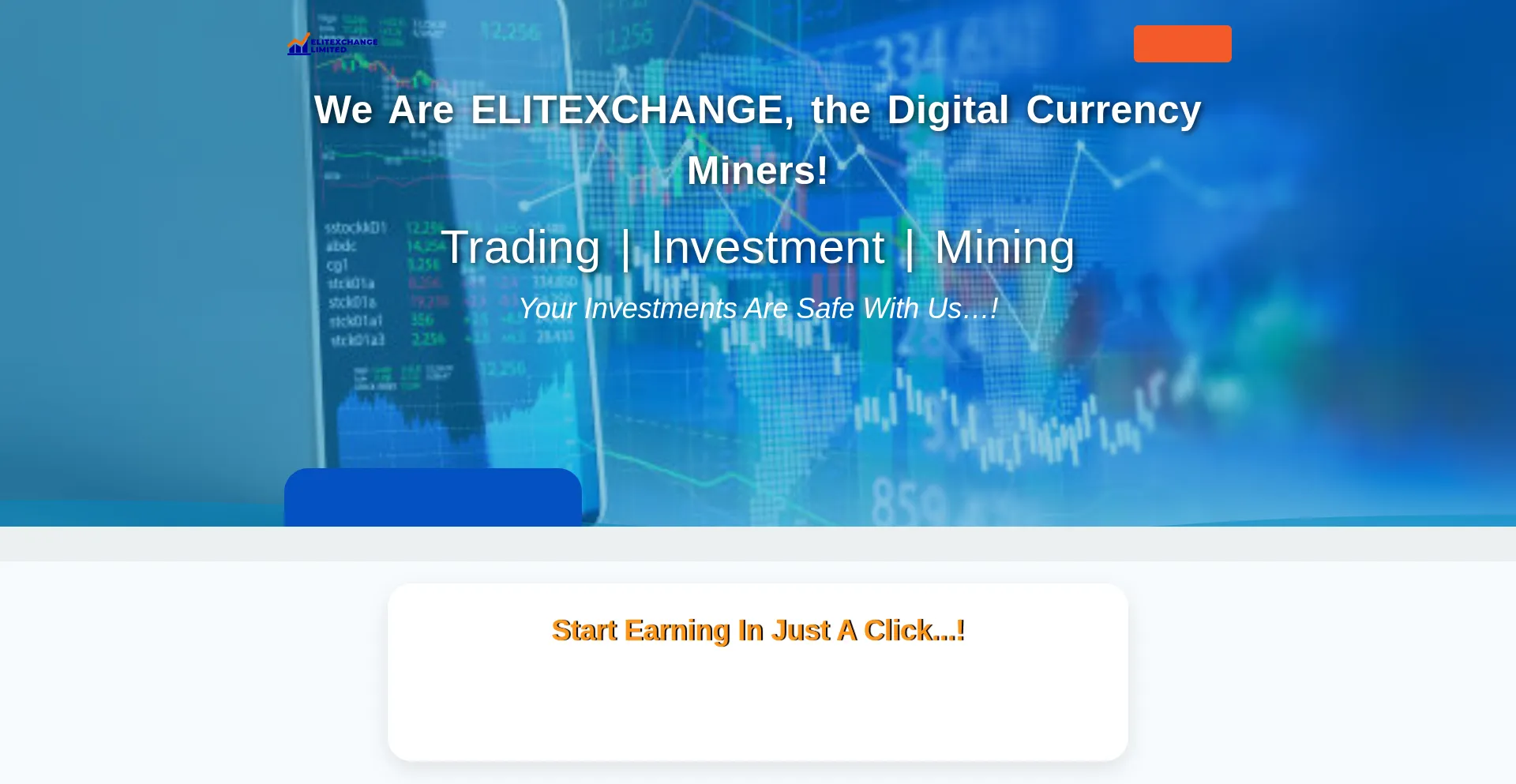 Website screenshot of Elitexchanges.ltd
