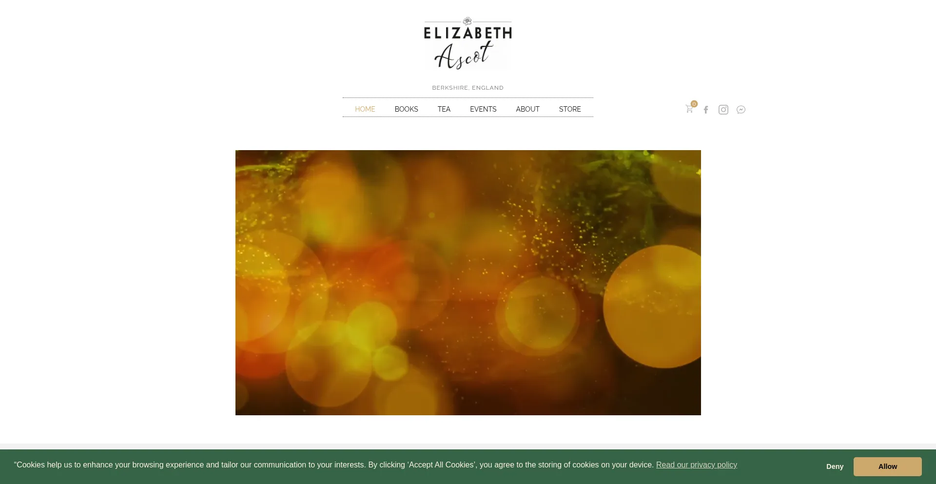 Website screenshot of Elizabethascot.co.uk