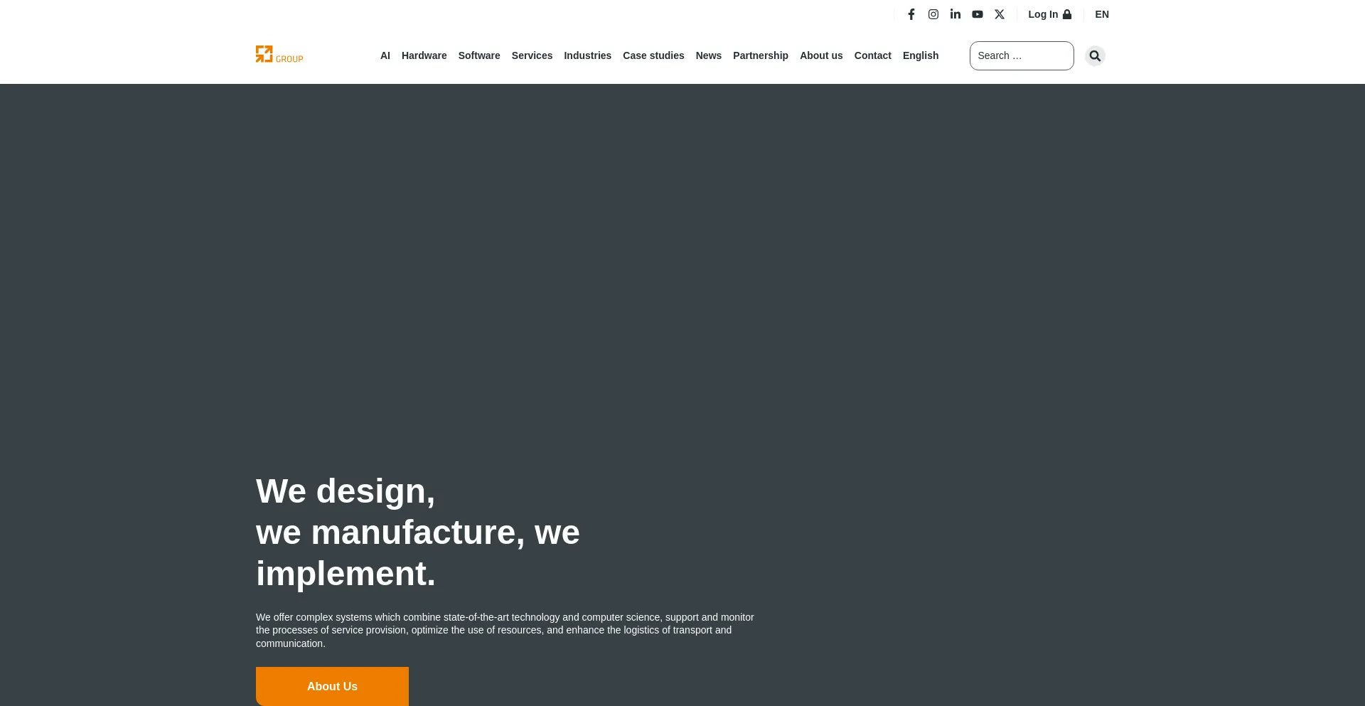 Website screenshot of Eltegroup.eu