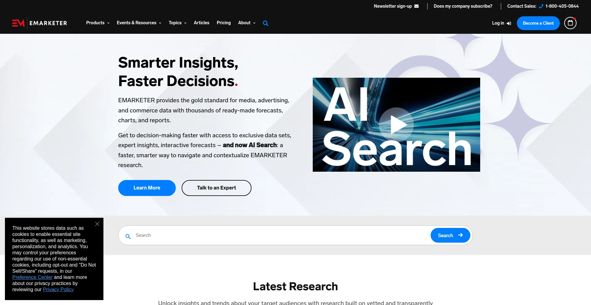 Emarketer.com Screenshot
