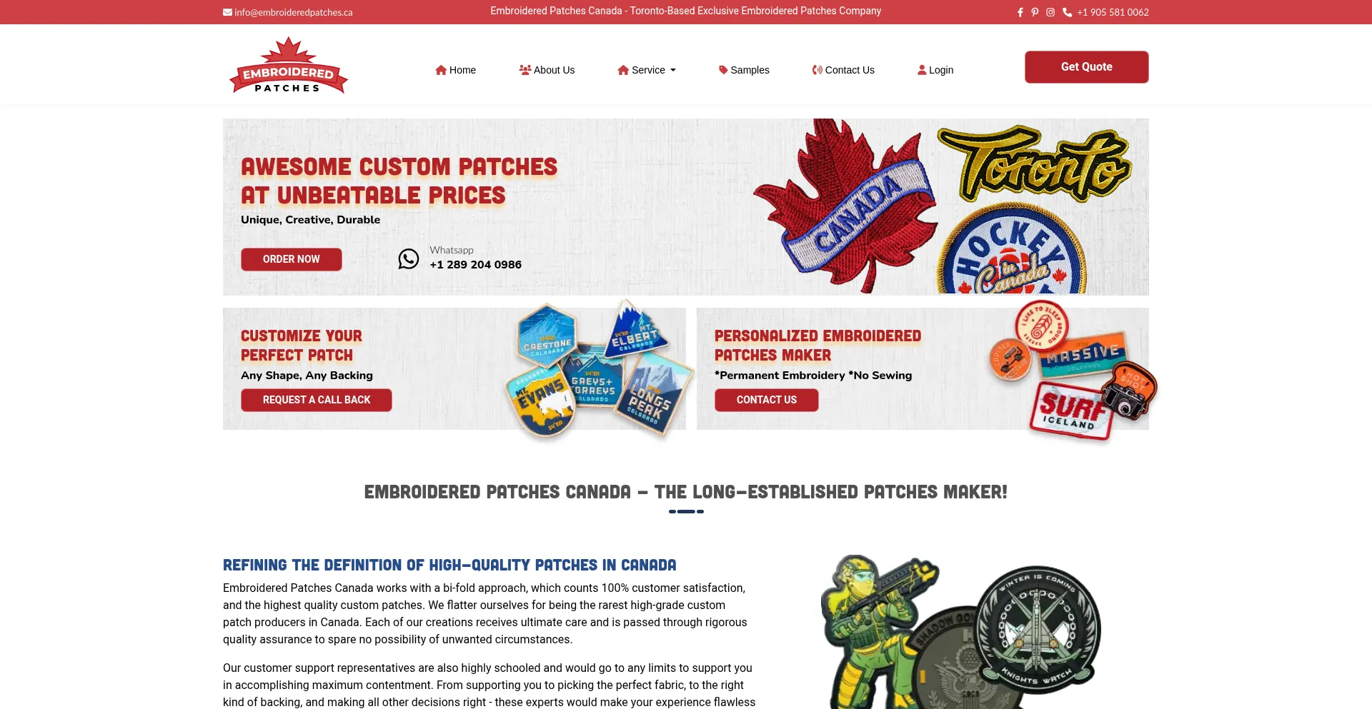 Embroideredpatches.ca