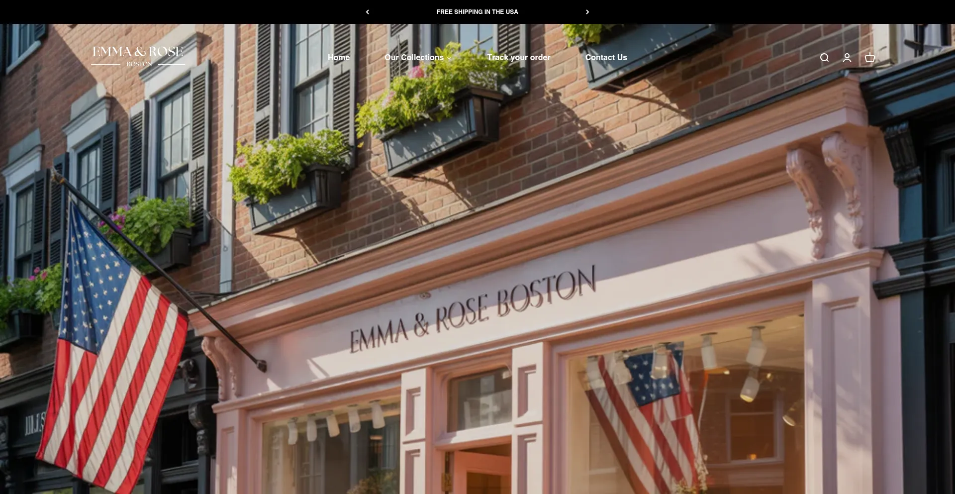 Website screenshot of Emmaandrose.us