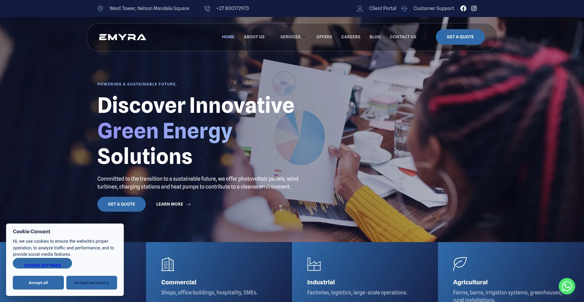 Emyrasolar.co.za Screenshot