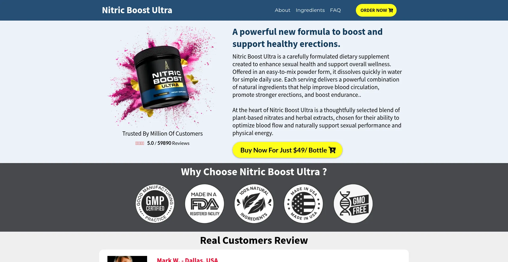 Website screenshot of En-us--nitricboostultra.us