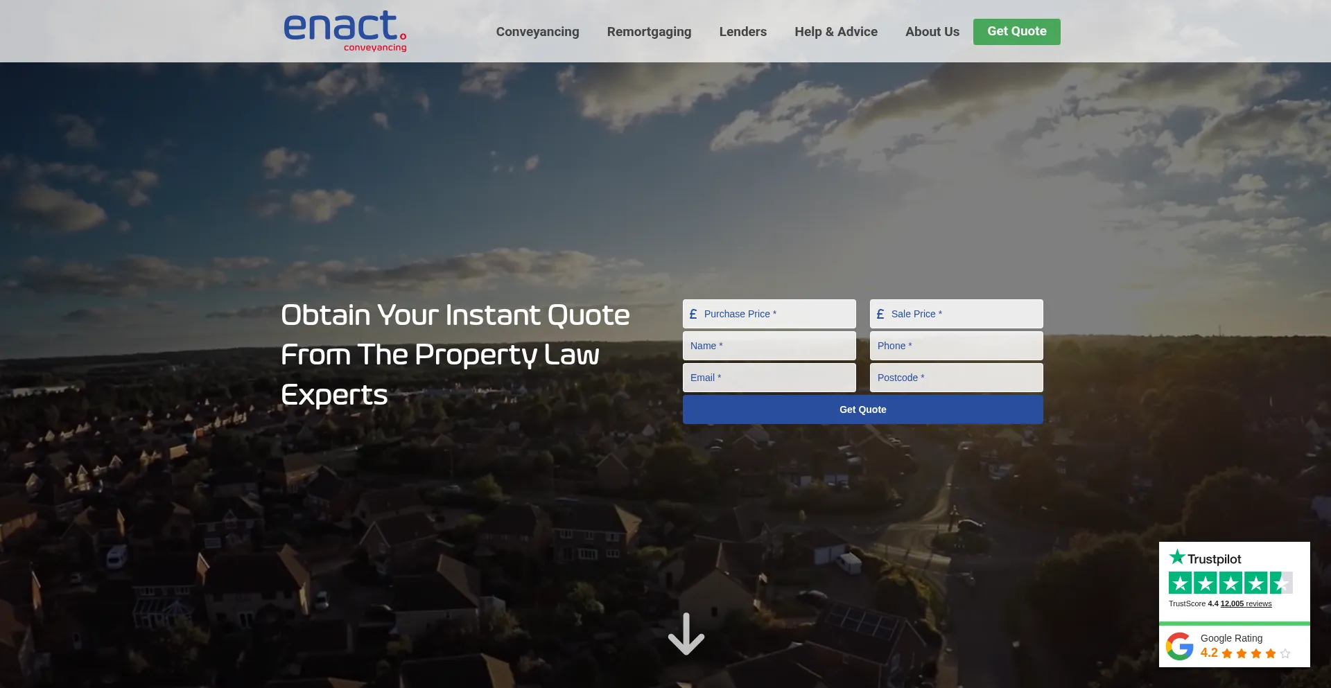 Enact.co.uk Screenshot