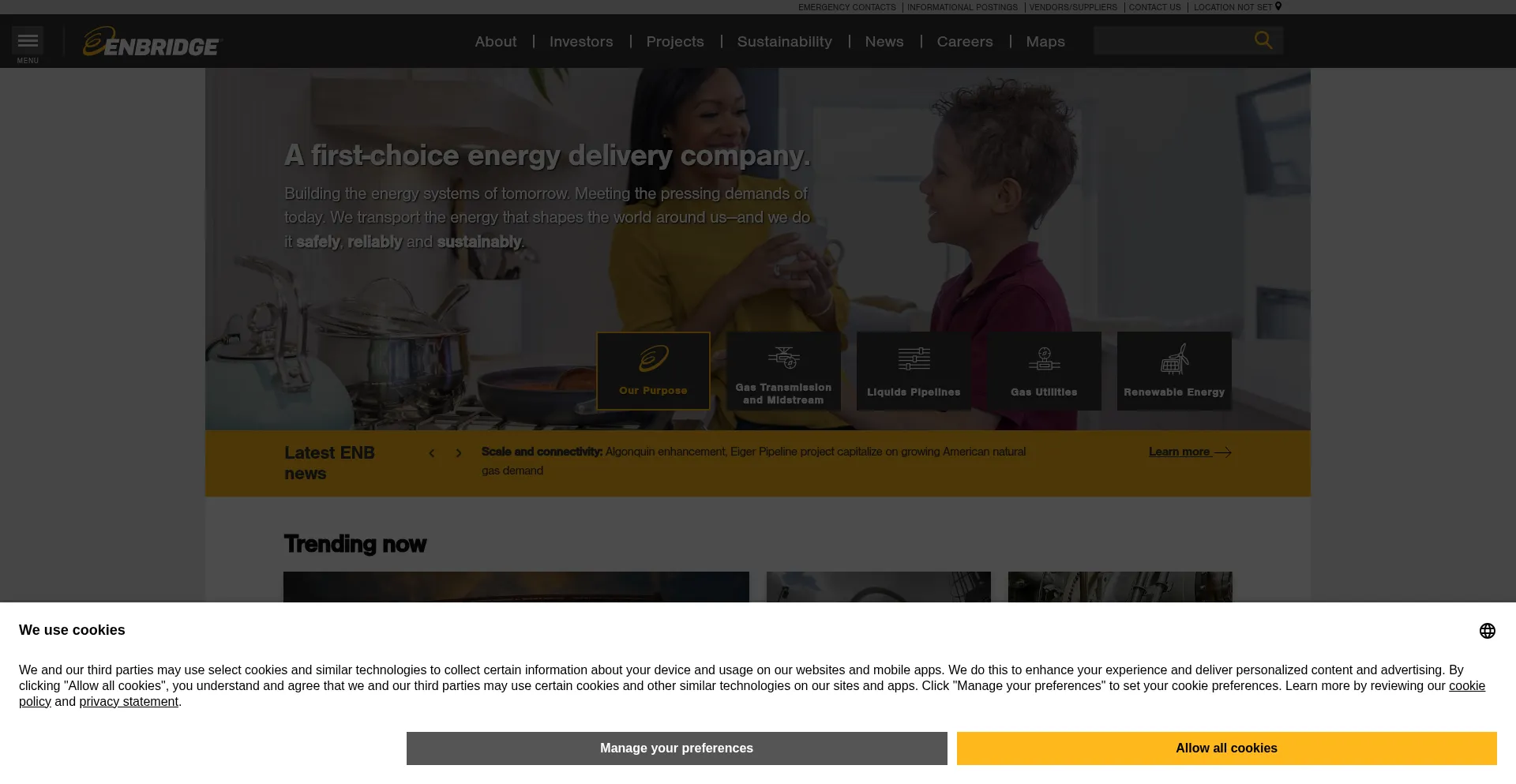 Enbridge.com 安全可靠吗？
