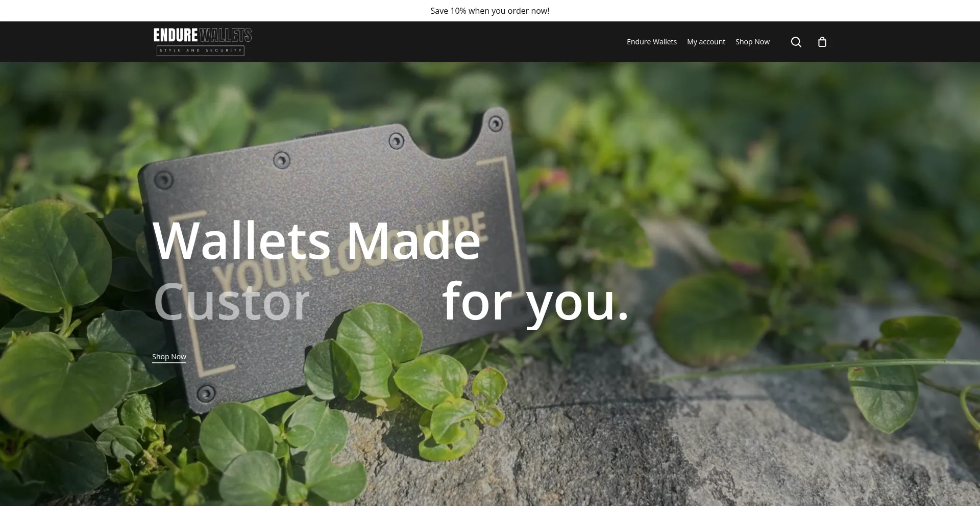Endurewallets.com Screenshot